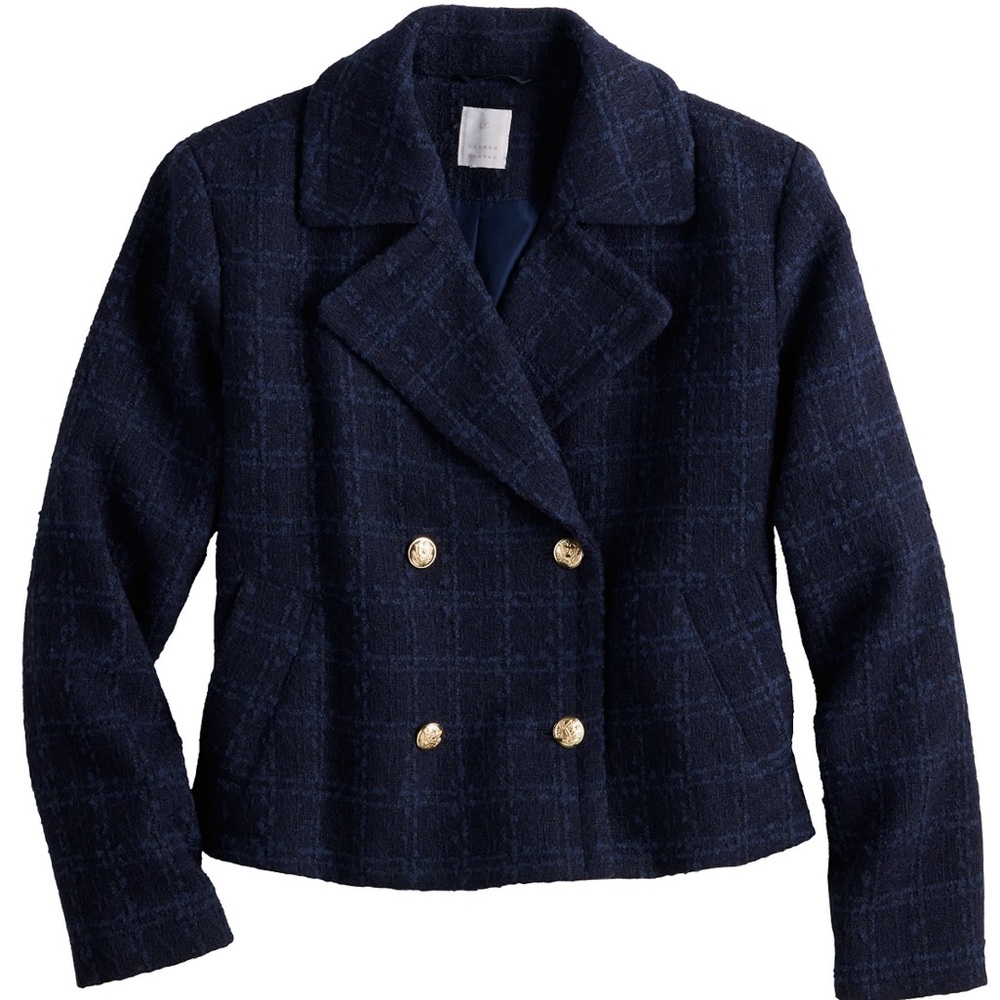 Women’s Lauren Conrad Peacoat NWT (medium)